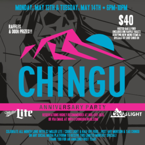 Chingu IG Anniversary